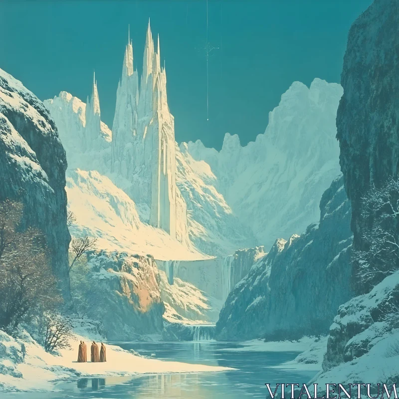 Snowy Peaks and Ancient Sanctuary