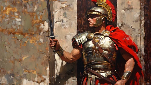 Ancient Warrior with Sword