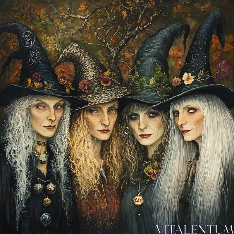 Bewitching Gathering of Women in Hats