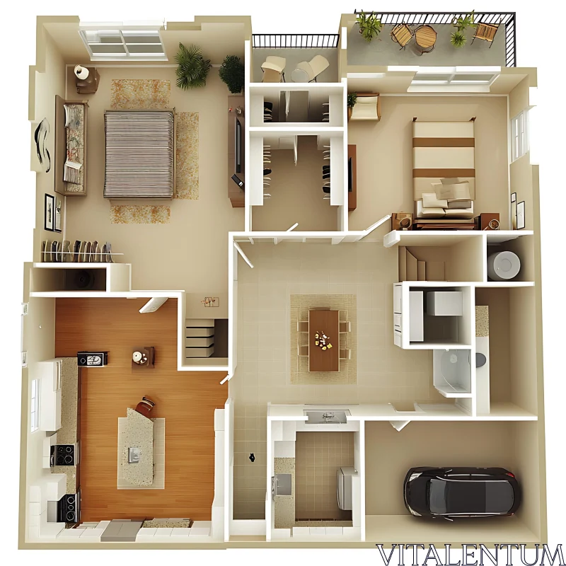 Architectural Floor Plan Visualization
