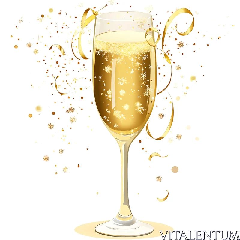 Golden Champagne Celebration