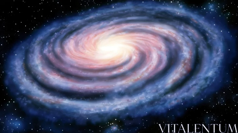 Celestial Swirl: A Galaxy's Dance