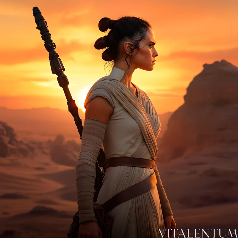 Desert Profile Sunset