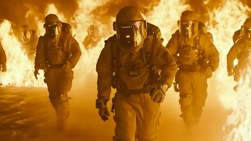 Fiery Hazmat Team