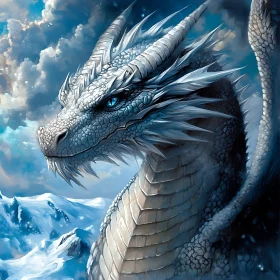 Frozen Skies Dragon Art