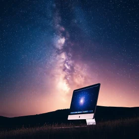 Cosmic Display: Technology Meets the Universe
