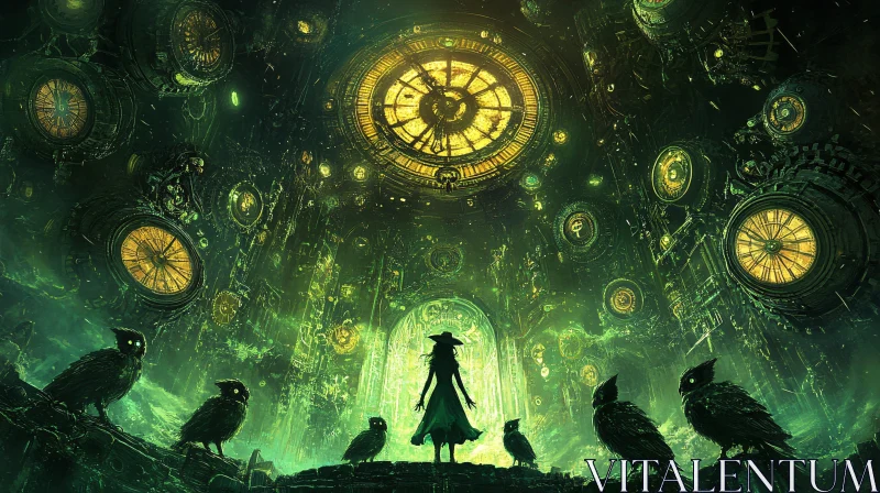 Emerald Chamber: Witch and Her Owls