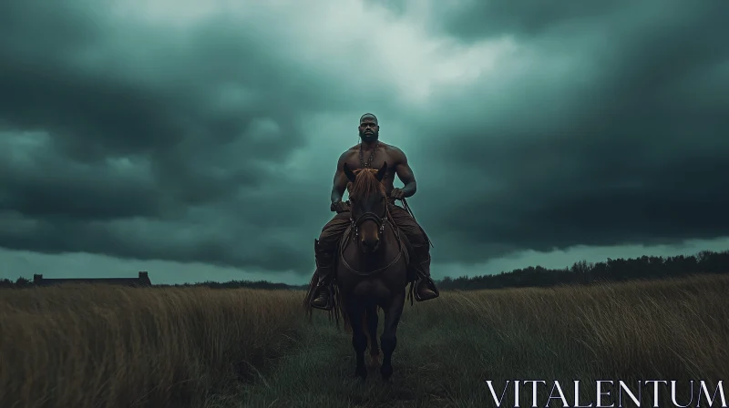 Equestrian Strength Amidst the Tempest