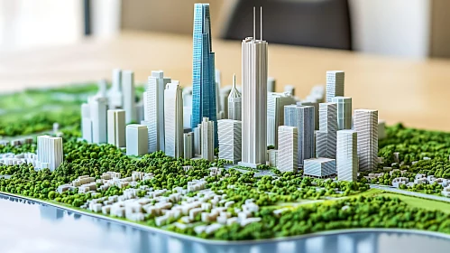 Architectural Miniature Cityscape