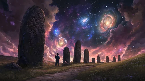 Celestial Stones: A Night Under the Stars