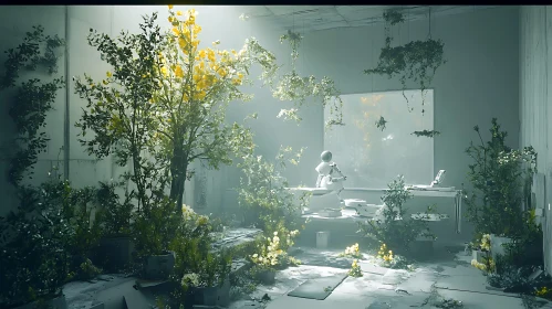 Interior Reclaimed by Nature