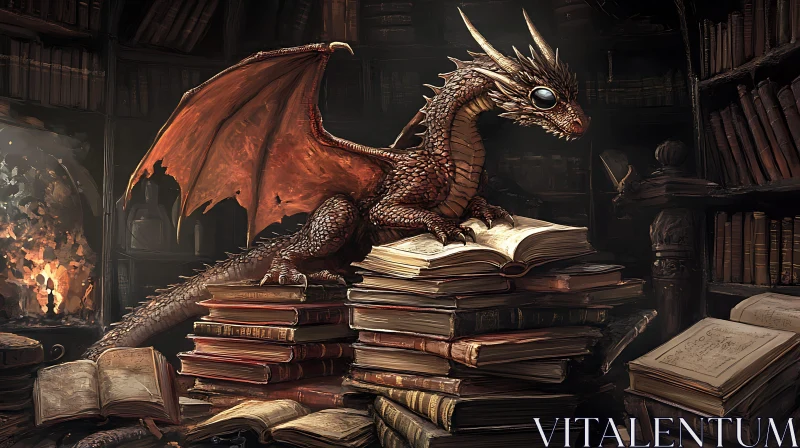 Library Dragon: Scales and Stories