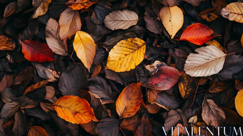 Fallen Leaves Autumn Colors