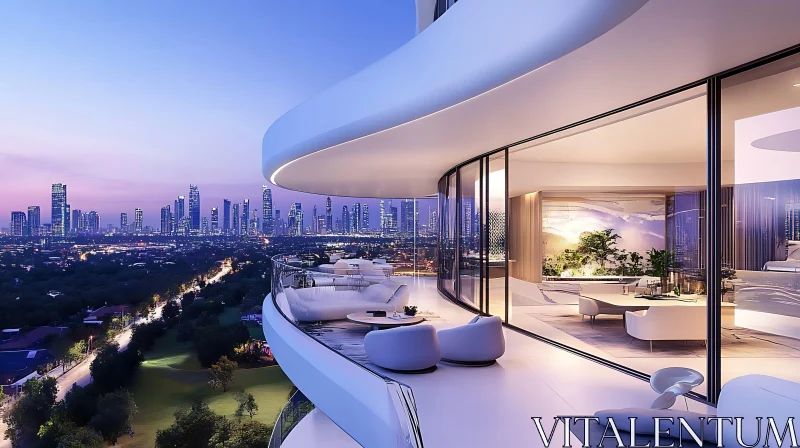 Luxury Urban Living with City Skyline