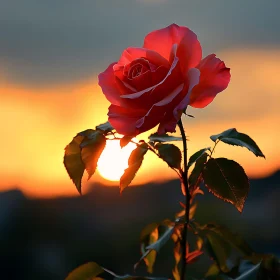 Sunset Rose: A Blooming Masterpiece