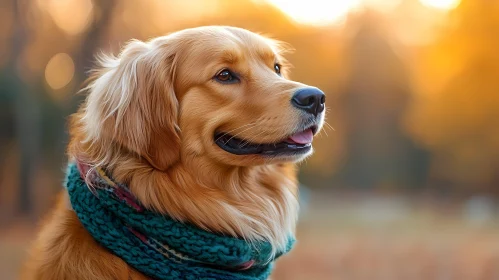 Autumn Canine Portrait