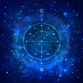 Starry Celestial Map
