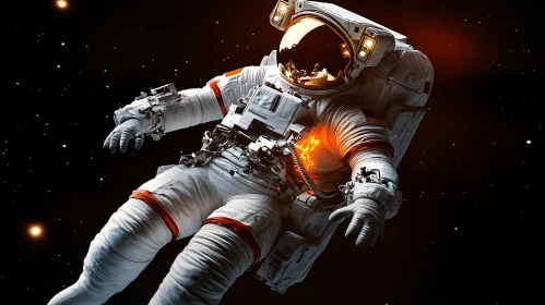 Spaceman Amidst the Cosmos