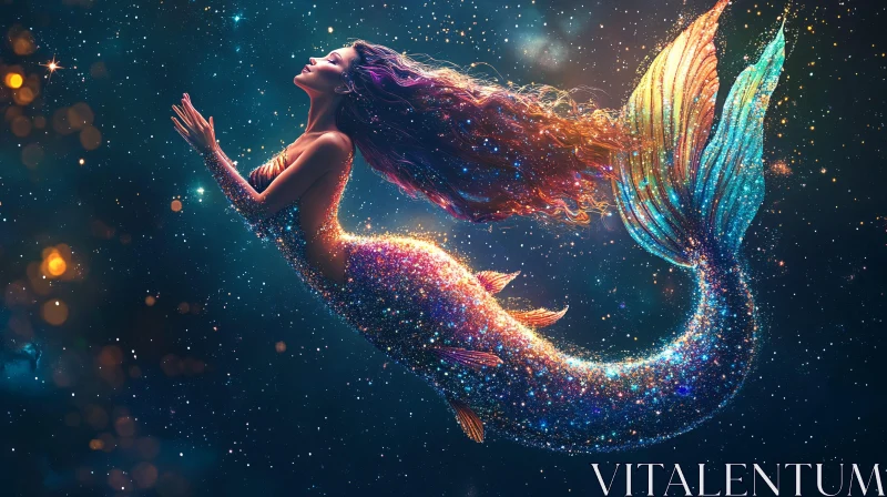 Celestial Mermaid Art