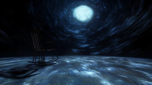 Surreal Rocking Chair Scene