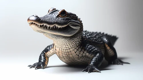 Textured Scaled Alligator