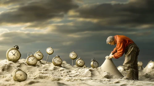 Ephemeral Sands: A Clockwork Dreamscape