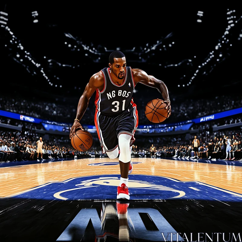 Athlete on the Court