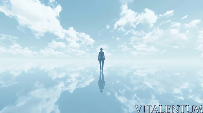 Sky Reflection: A Moment of Stillness