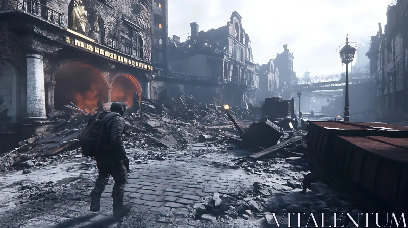 Wasteland Wanderer: Exploring a Destroyed City