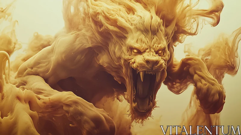 Lion Smoke Monster