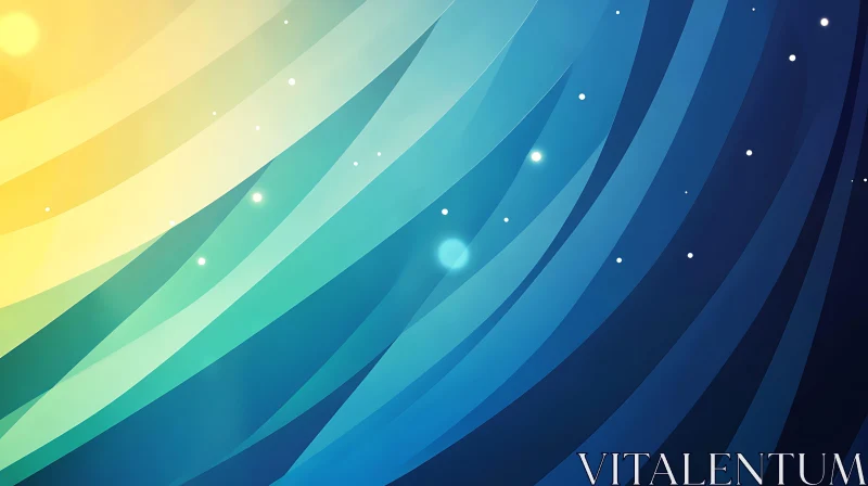 Abstract Gradient Waves Background