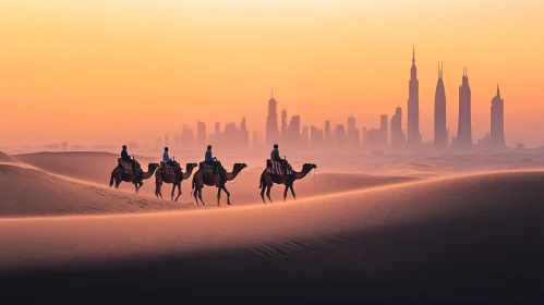 Desert Skyline Camel Ride