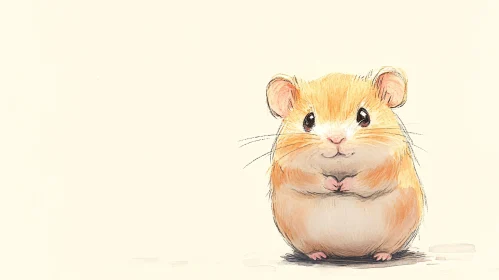 Cute Pet Hamster Art