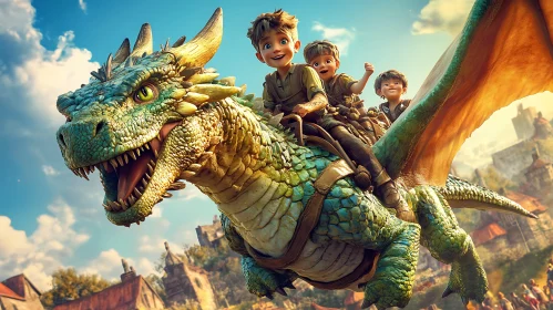 Dragon Ride Adventure with Children