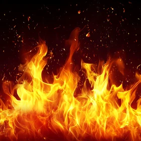 Vivid Flames and Sparks
