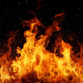 Fiery Inferno with Embers
