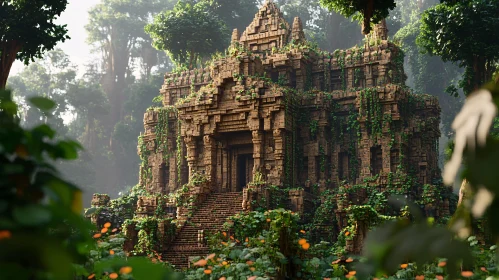 Ancient Temple Reclaimed by Nature