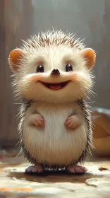 Cute Hedgehog Illustration