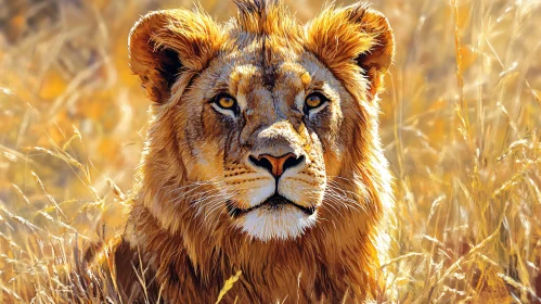 Regal Lion in the Wild