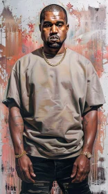 Kanye West Artistic Portrait