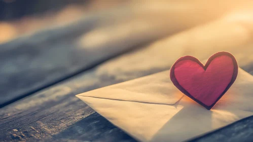 Envelope with Heart
