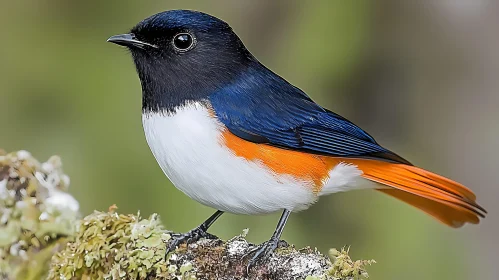 Vivid Avian Display in Natural Habitat