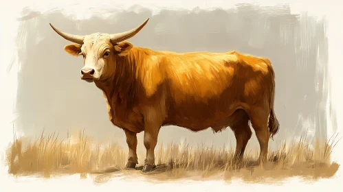 Pastoral Cow Painting