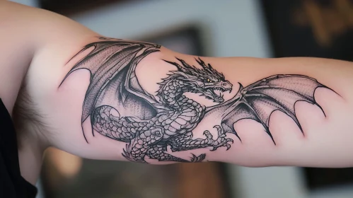 Dragon Tattoo Arm Ink Art