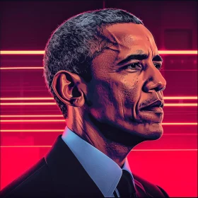 Distinguished Portrait of Barack Obama