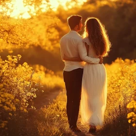 Golden Hour Embrace