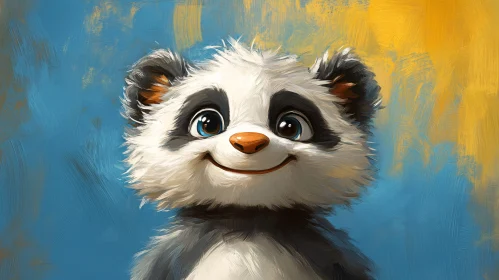 Charming Panda Illustration