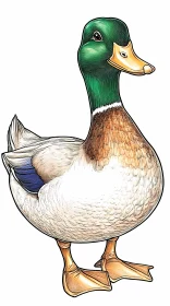 Detailed Duck Artwork