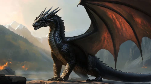 Dragon in the Misty Mountains