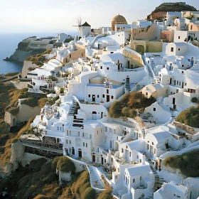 Santorini Village: A Classic Greek Vista